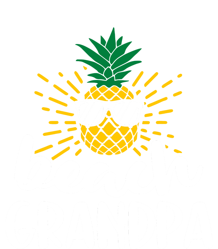 Beach Grandpa Tropical Summer Vacation Beach Pineapple Gift Sweatshirt Cinch Pack Bag