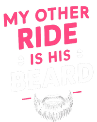 My Other Ride Is His Beard Funny Retro Beard Women's Flannel Pajama Set