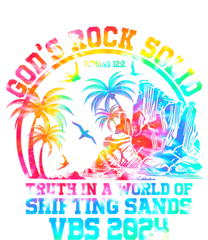 Gods Rock Solid Breaker Rock Beach Vbs 2024 Christian Gift T-Shirt