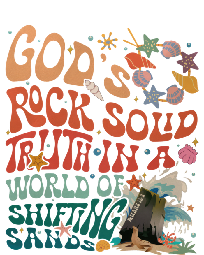 Gods Rock Solid Truth In A World Vbs 2024 Breaker Rock Beach Gift T-Shirt