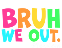 Cute End Of School Year Teacher Summer Bruh We Out Teachers Gift Women's Tri-Blend 3/4-Sleeve Raglan Shirt