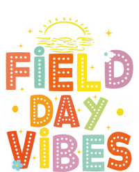 Field Day Vibes Funny For Teacher Happy Field Day 2024 Cute Gift Women's Racerback Tank