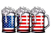 Beer American Flag 4th Of July Merica Drinking Usa T-Shirt