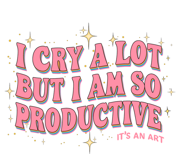 I Cry A Lot But I Am So Productive Its An Art Ttpd Taylor Lover Cooling Performance Crew T-Shirt