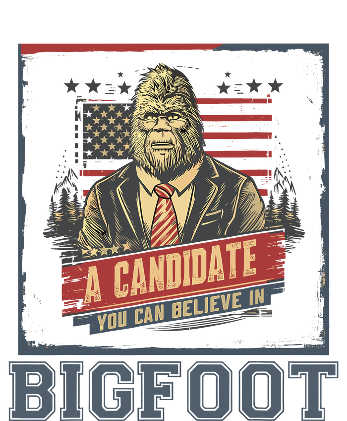 Funny Patriotic Bigfoot For President American Election 2024 Valucap Bio-Washed Visor