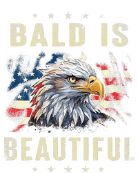 Bald Is Beautiful 4th Of July Independence Day America Eagle Women's T-Shirt