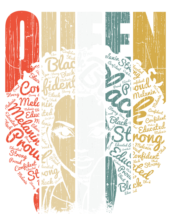 Juneteenths Wo Queen African American Natural Afro T-Shirt