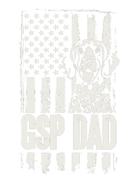 German Shorthaired Pointer Gsp Dad Dog American Flag T-Shirt