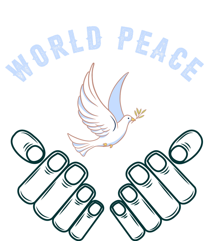 World Peace Emblem Kids Long Sleeve Shirt