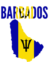 Barbadian Barbados Country Map Flag Hoodie