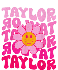 80S Pink Funny Smile Pink Flower Emoji TâYlor Repeat T-Shirt