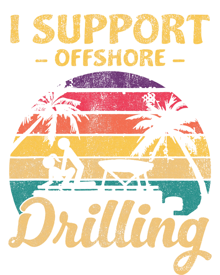 Funny I Support Offshore Drilling Baby Long Sleeve Bodysuit