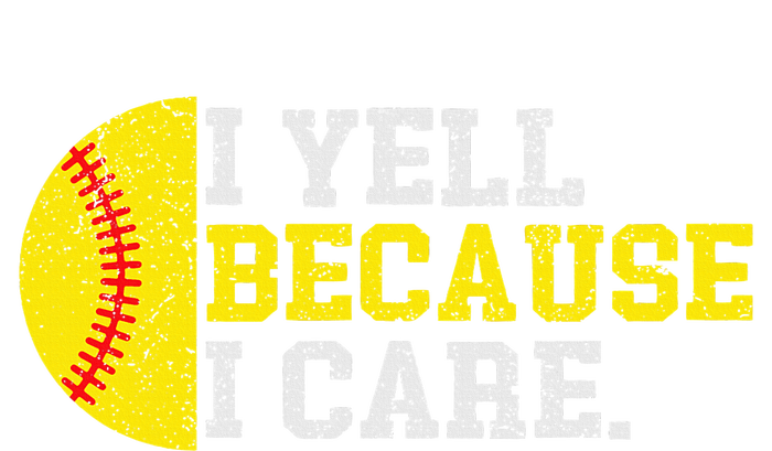 I Yell Because I Care Funny Softball Player City Backpack