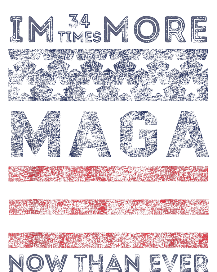 IM 34 Times More Maga Now Than Ever Felon Trump 2024 Cooling Performance Long Sleeve Crew