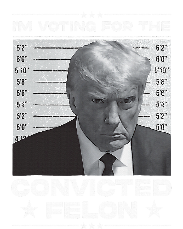 IM Voting Convicted Felon 2024 Trump 2024 Convicted Felon High Crown Mesh Back Trucker Hat