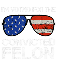 IM Voting For The Convicted Fellon 2024 Us Flag T-Shirt