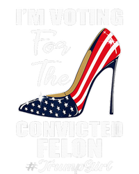 IM Voting For The Convicted Felon Pro Trump 2024 Womens CVC Long Sleeve Shirt