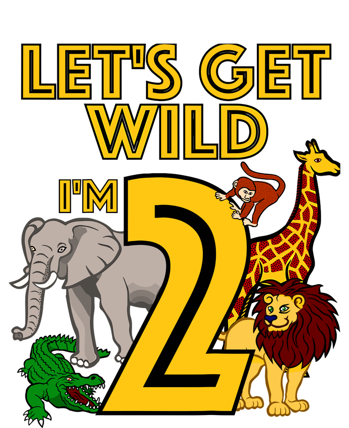 2 Year Old Zoo Birthday Safari Jungle Animal 2nd Gift T-Shirt