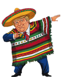 Funny Trump Dabbing Mexican Poncho Cinco De Mayo T-Shirt