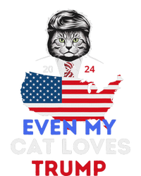 Even My Cat Loves Trump 2024 Cat Lovers Support Trump T-Shirt