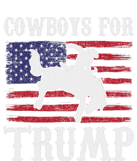 Cowboys For Trump: Western Trump Supporter Design V-Neck T-Shirt