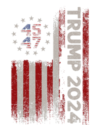 45 47 Trump 2024 American Flag Design T-Shirt