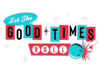 Retro Vintage 50S 60S Bowling Let The Good Times Roll T-Shirt