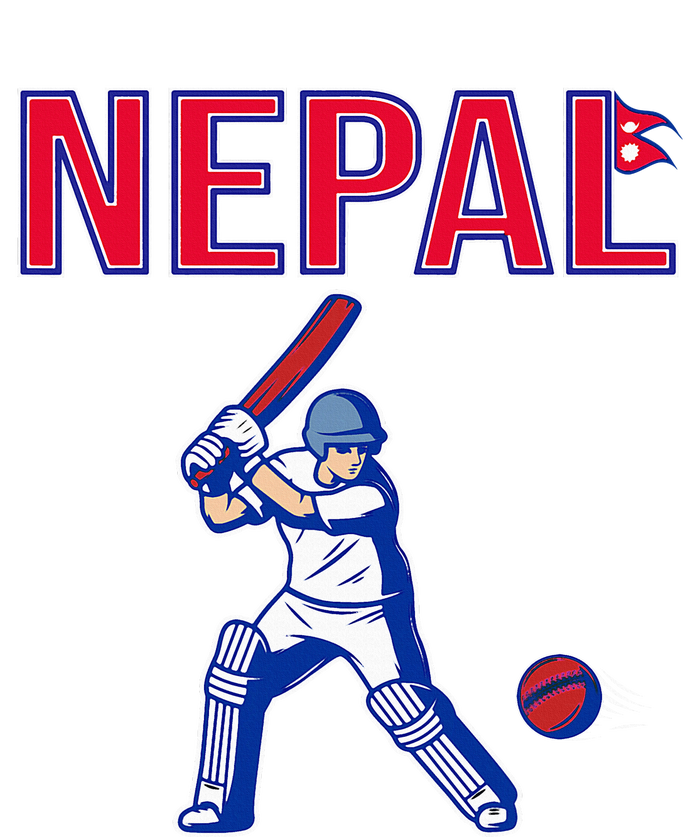 Nepal Cricket 2024 Nepal Flag Cricket Toddler Long Sleeve Shirt