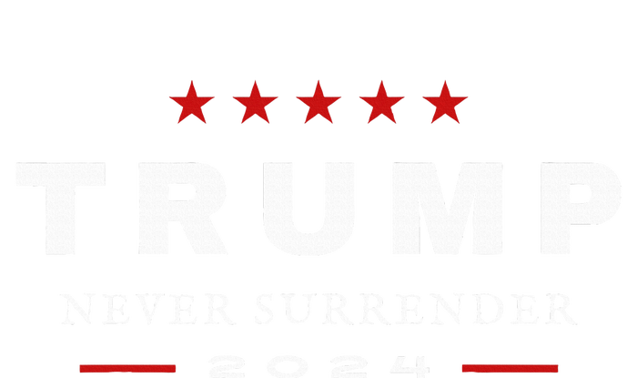 President Trump Never Surrender 2024 Maga PosiCharge RacerMesh Polo