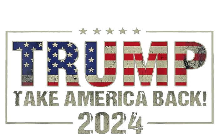 Take America Back American Flag Trump 2024 T-Shirt