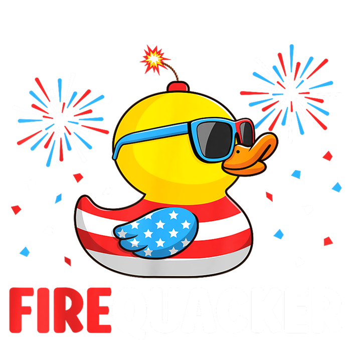 Funny 4th Of July Duck Firequacker Patriotic Fourth Of July Gift T-Shirt