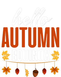 Hello Autumn Equinox Fall Leaves Graphic Kids T-Shirt