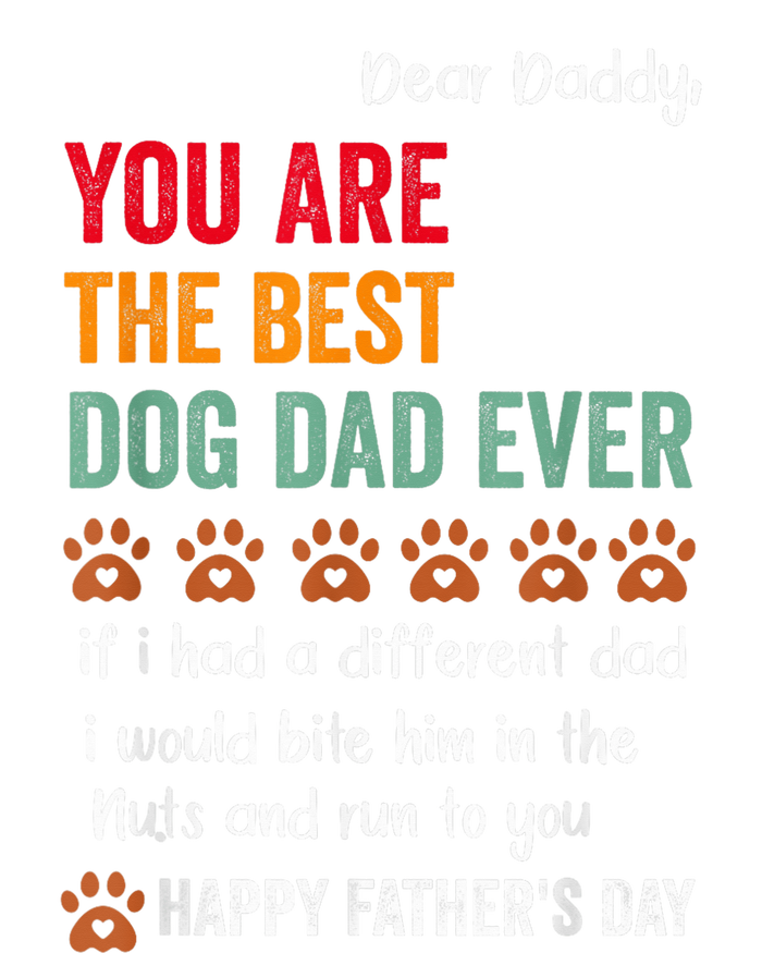 Funny Happy Fathers Day From Dog Treats To Dad Quote Fathers Day Paw Dog Dad T-Shirt