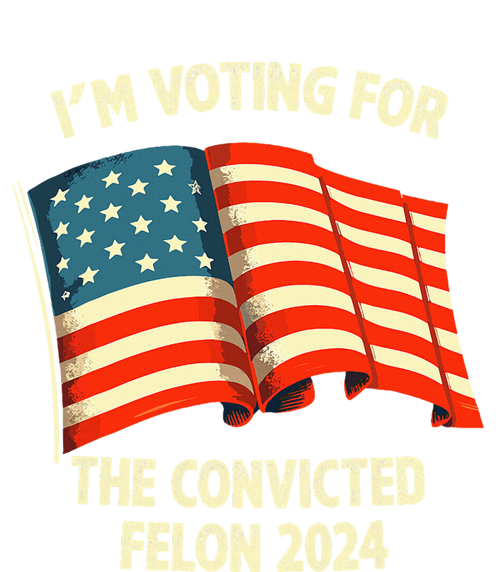 I Am Voting Convicted Felon 2024 Valucap Bio-Washed Visor