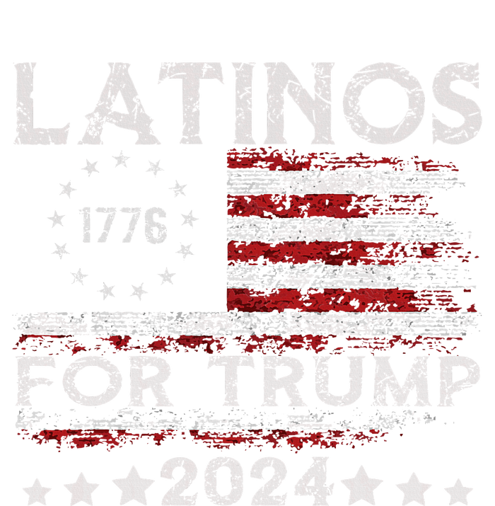 Latinos For Trump 2024 Funny Election Usa Flag Full Zip Hoodie