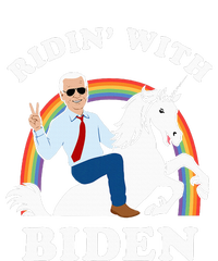 Unicorn Ridin With Biden Funny Joe Biden Tie-Dye T-Shirt