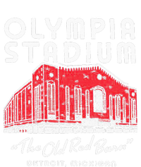 Olympia Stadium The Old Red Burn Detroit Michigan Metallic Star Ornament