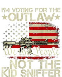 IM Voting For The Outlaw Not The Sniffer Womens California Wash Sweatshirt