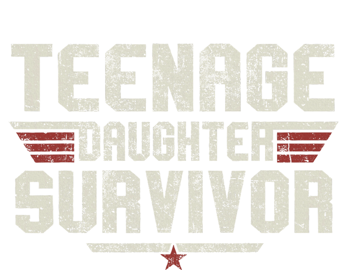 Teenage Daughter Survivor Vintage Dad Mom FatherS Day Long Sleeve Shirt