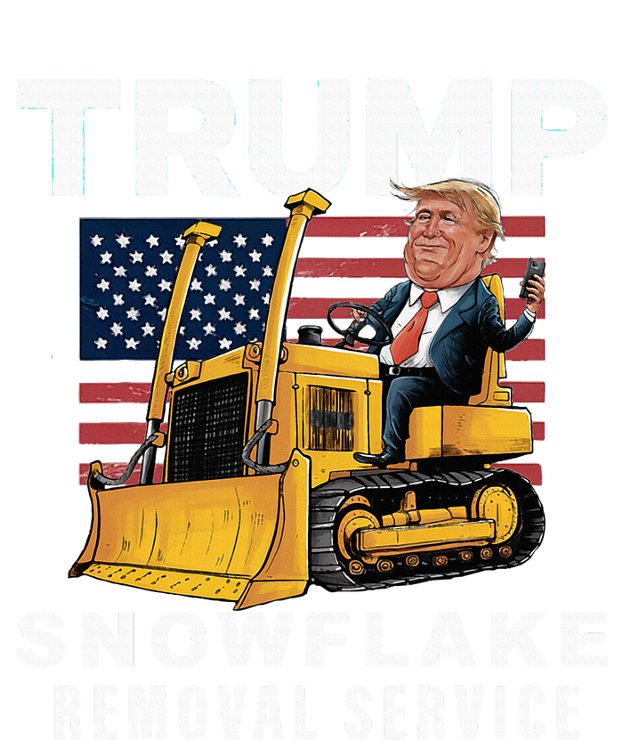 Trump Snowflake Removal Service Funny Donald Trump 2024 Women's T-Shirt