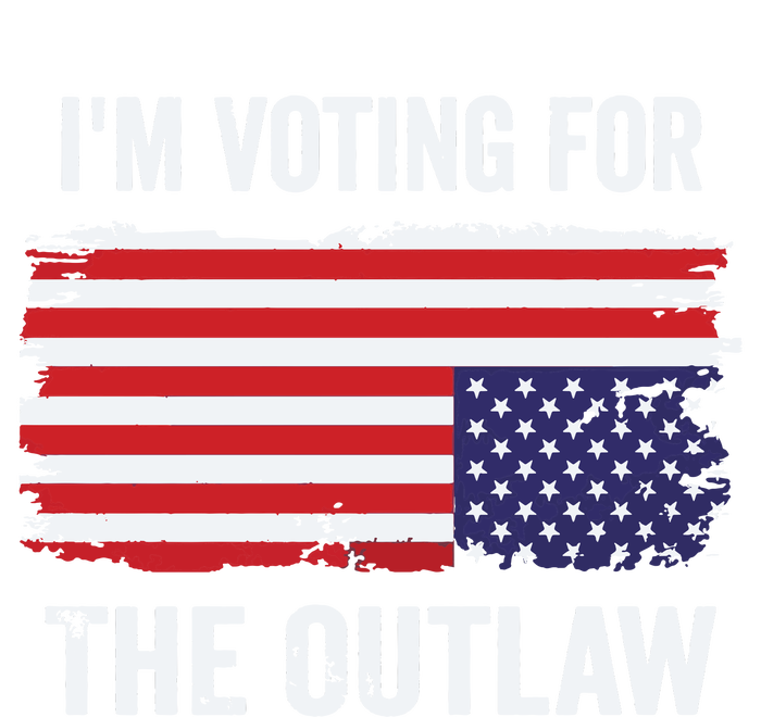 IM Voting For The Outlaw President Trump Short Acrylic Beanie