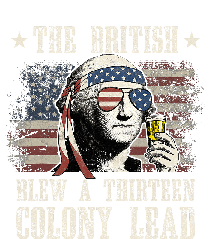 The British Blew A 13 Colony Lead 4th Of July Us Flag T-Shirt