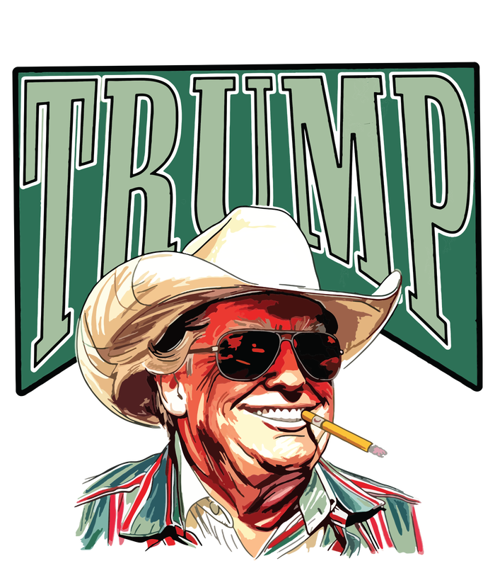 Trump Western Trump Cowboy Make America Great Trump Daddy T-Shirt