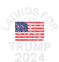 Latinos For Trump 2024 Pom Pom 12in Knit Beanie