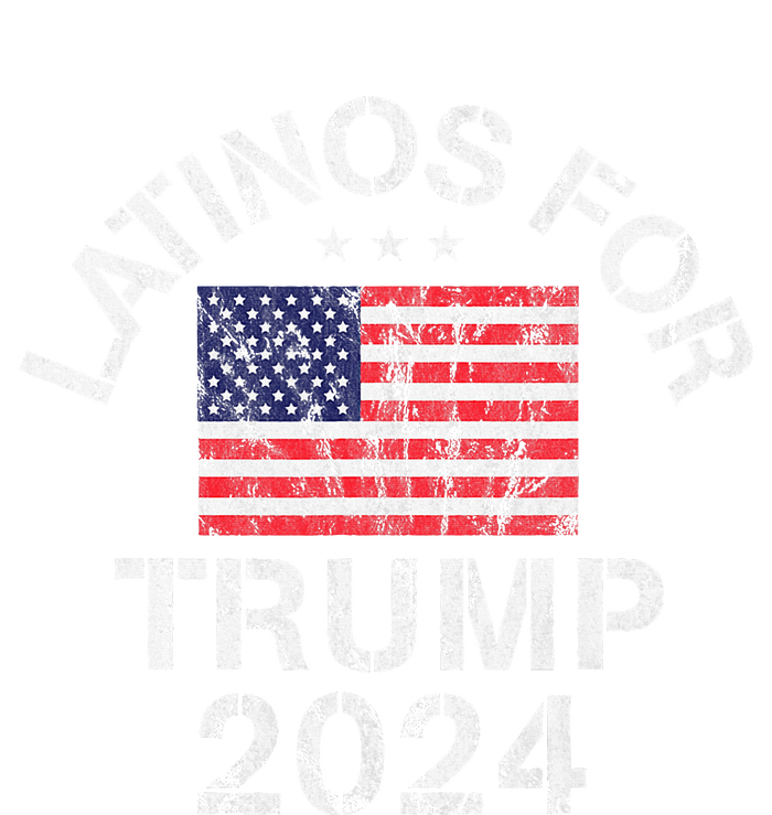 Latinos For Trump 2024 Pom Pom 12in Knit Beanie