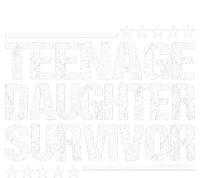 Teenage Daughter Survivor Vintage Dad Mom Doggie Tank