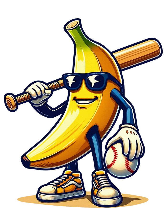 Banana Baseball Lover Cool Game T-Shirt