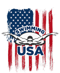 Swimming Usa Support The Usa Flag Magnet