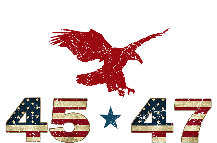 45 47 Trump 2024 President Election Patriotic Eagle Softstyle Adult Sport Polo