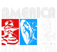 America Killing It Since 1776 Horror The Red White And Blue Kids Hoodie